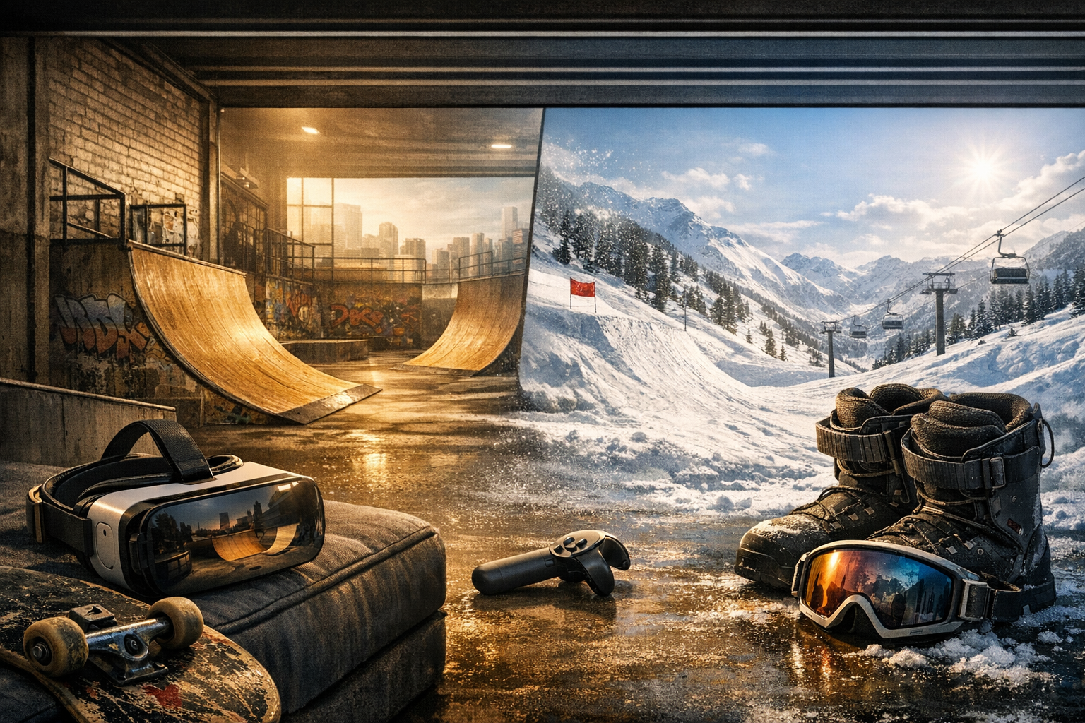 VR Skateboarding and Snow Sports: The Future of Training or a Lazy Substitute?