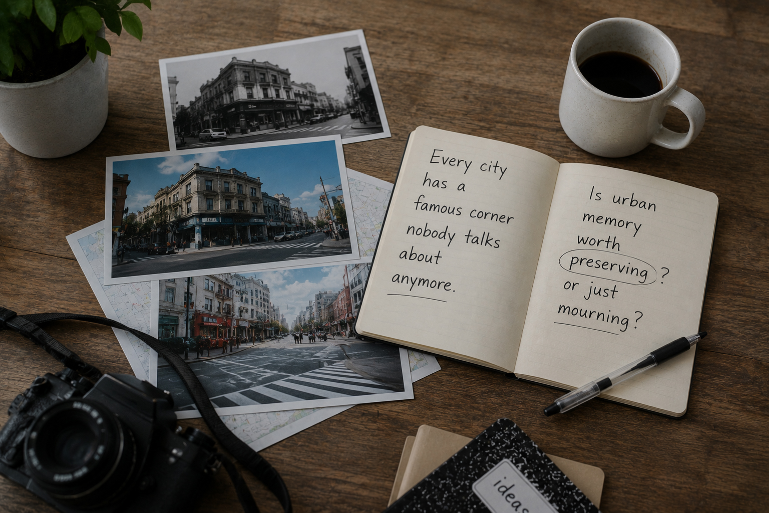 Every City Has a Famous Corner Nobody Talks About Anymore. Is Urban Memory Worth Preserving — or Just Mourning?