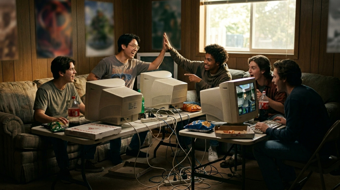LAN Parties Built Gaming Friendships That Online Matchmaking Never Could. Did We Lose Something Trading Sofas for Servers?