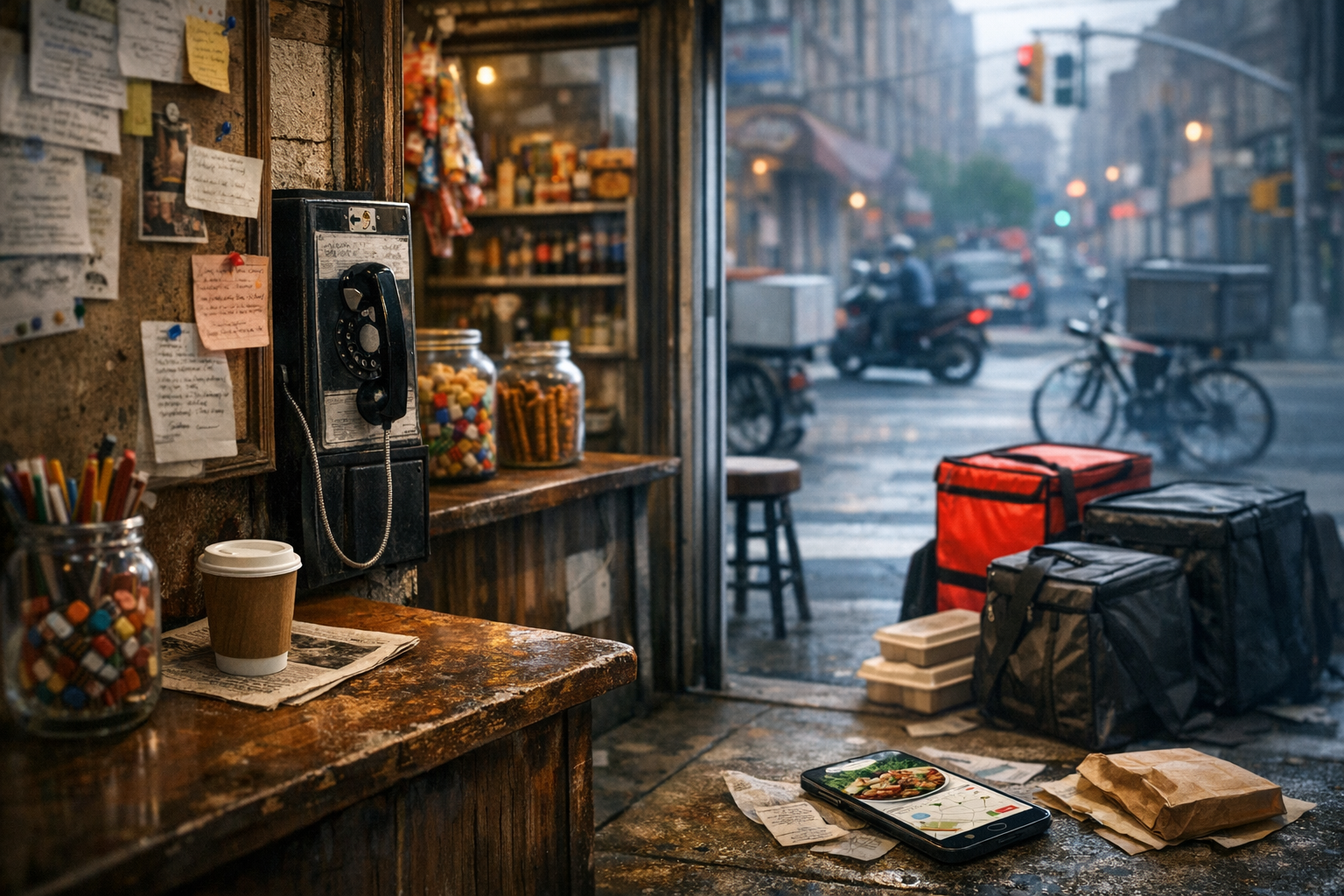 The Corner Store Used to Be Where the Neighborhood Found Out What Was Happening. Delivery Apps Killed That Conversation. Did Anyone Notice?