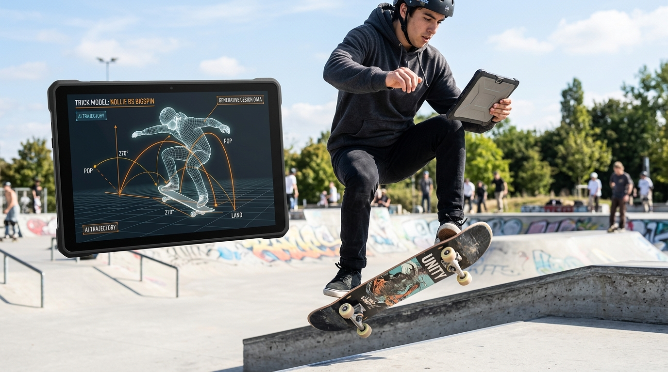 Generative AI Can Now Design a Skate Trick Before Anyone Lands It: Innovation or Cheating the Discovery?