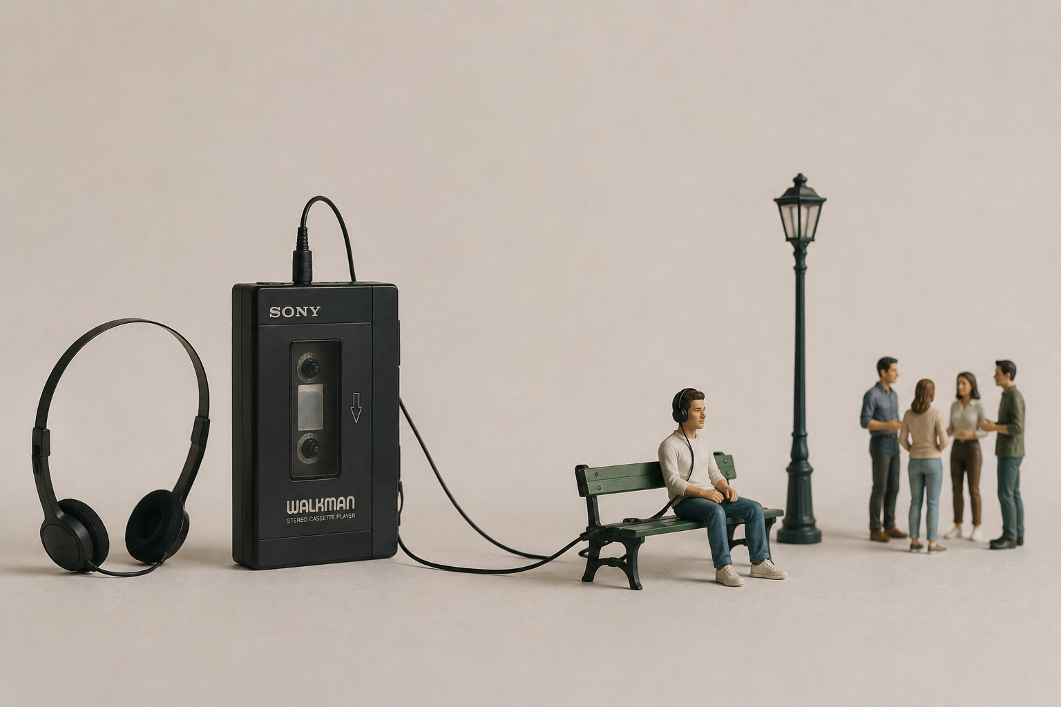 The Walkman Made Music Portable for the First Time. Did It Also Make Listening to Music Alone Normal — and Was That a Mistake?