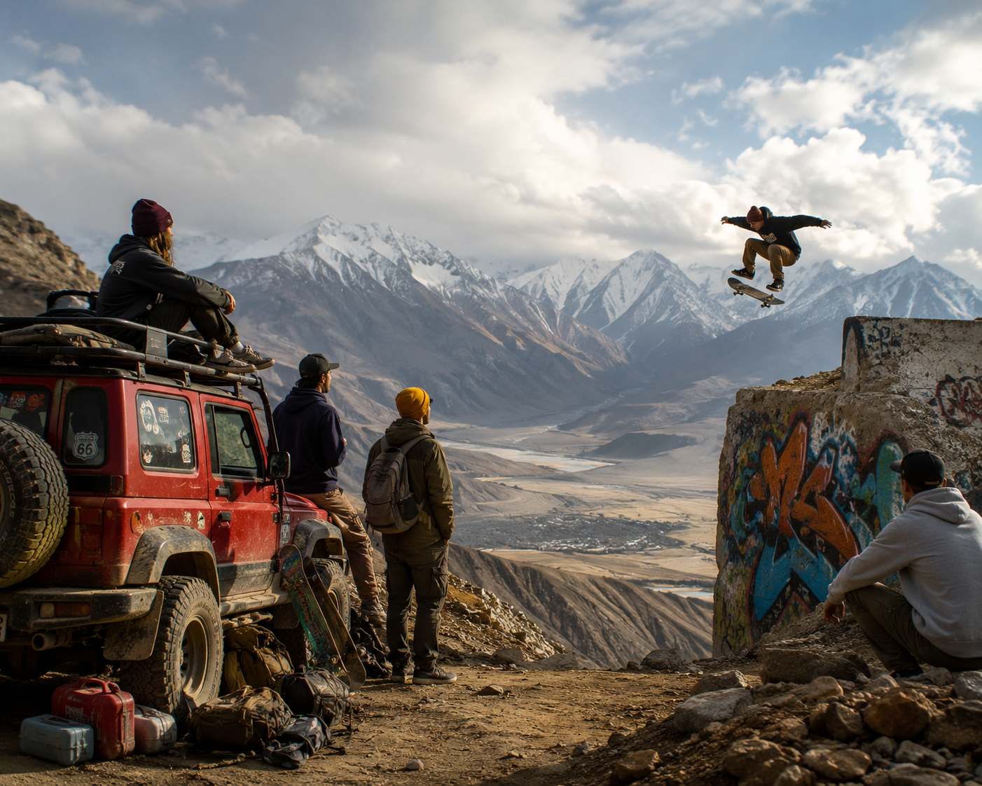 Finding Community: The Quest for Extreme Sports in Uncharted Territories