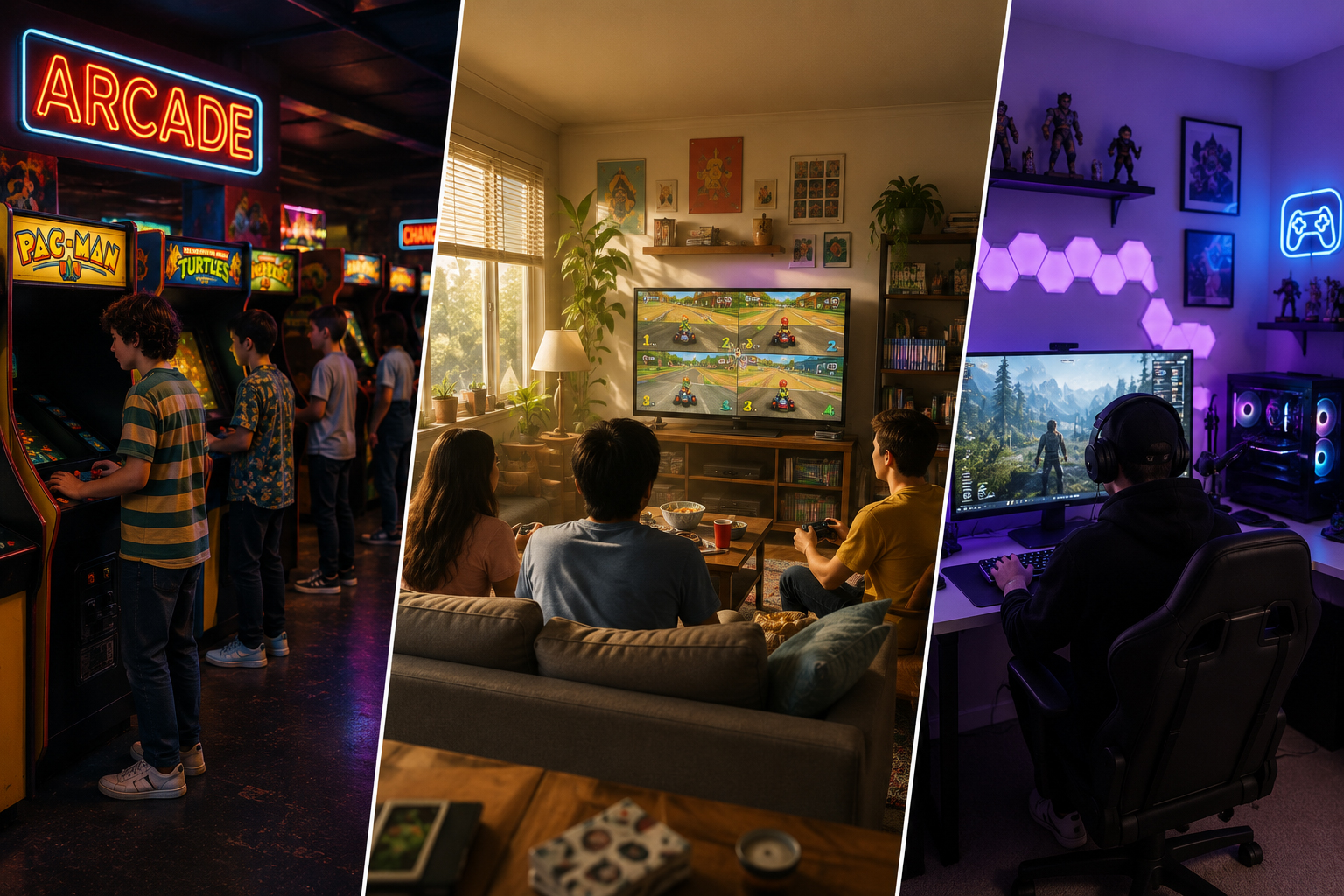From Public to Private: The Evolving Space of Gaming
