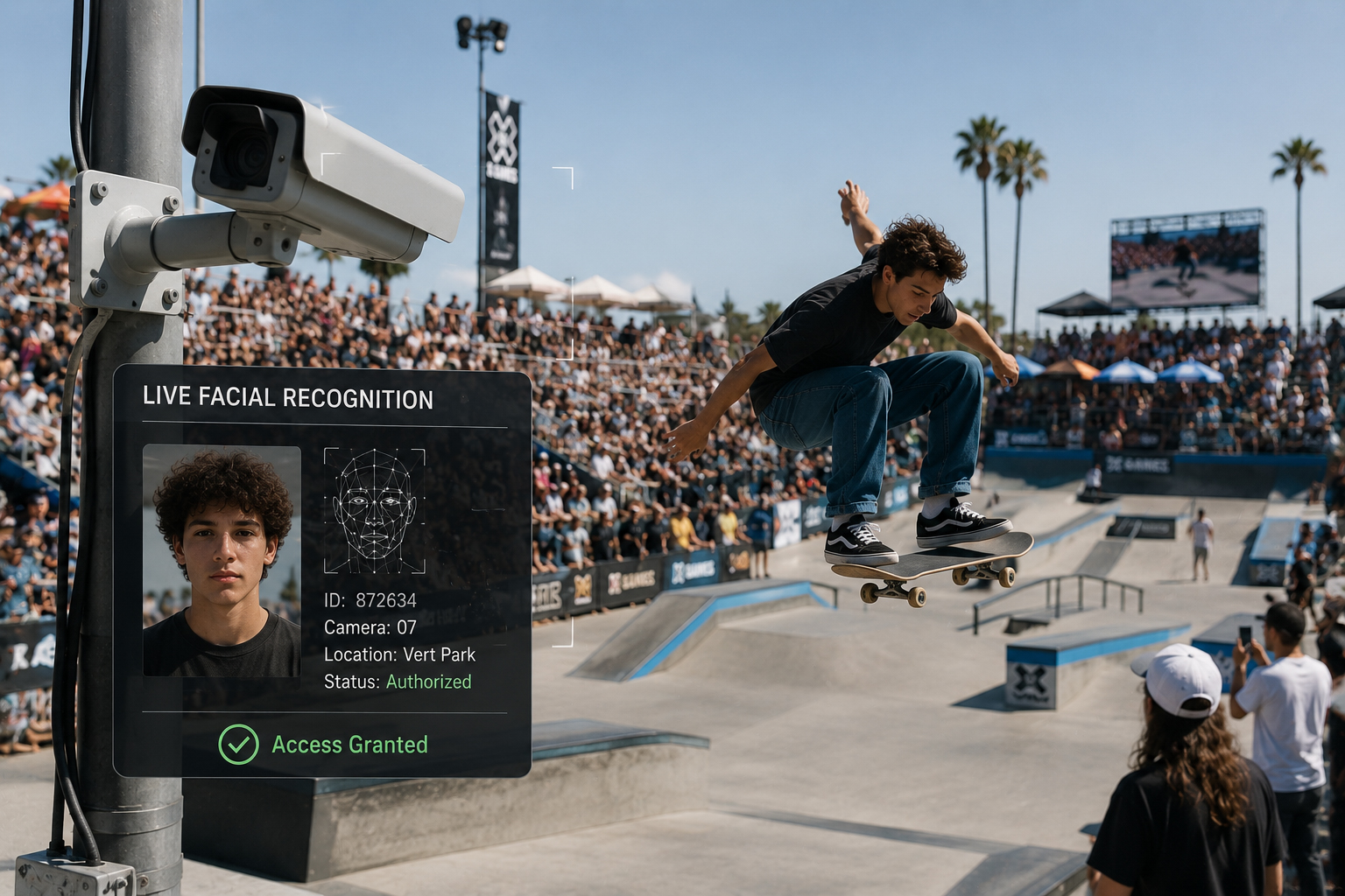 Live Facial Recognition Is Coming to Extreme Sports Venues: Is Safety a Fair Trade for Privacy?
