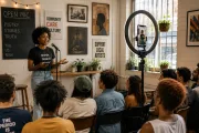 Spoken Word Poetry Built Stages Out of Basements and Bars Before Anyone Called It Content. The Moment It Hit TikTok, Someone Put a Ring Light on It. Did the Light Kill the Dark?