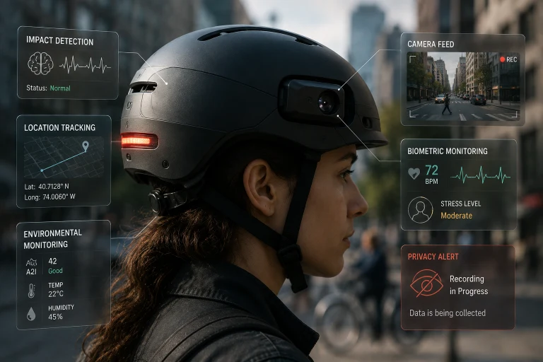 Smart Helmets: Comprehensive Monitoring or Invasive Surveillance?